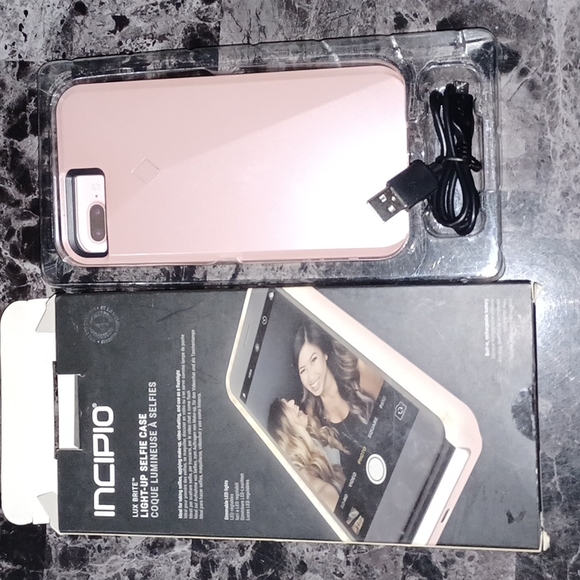 Incipio LUX Brite light up selfie case iPhone 7 & 8 plus New! - Picture 2 of 2